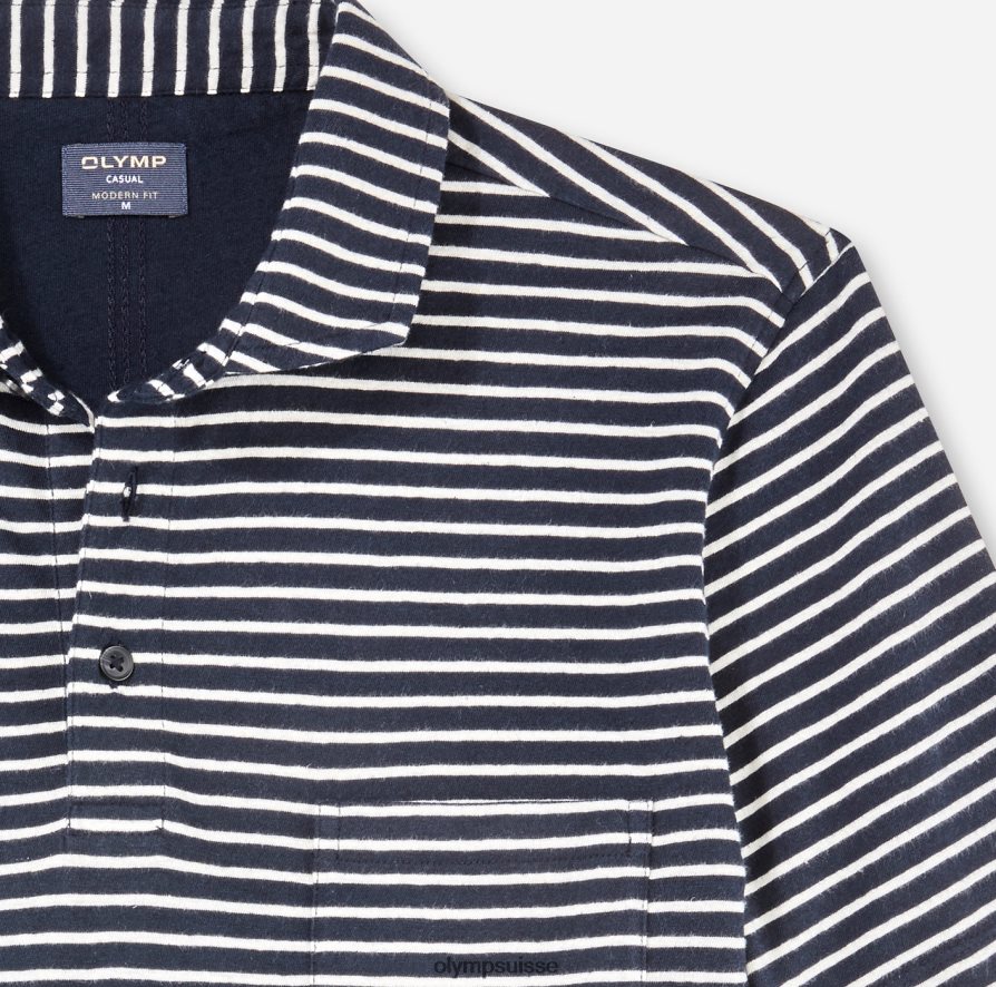 coupe moderne décontractée, polo, marine OLYMP vêtements VVP4DB2072