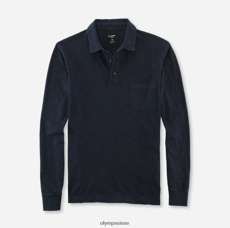 coupe moderne décontractée, polo, marine OLYMP vêtements VVP4DB2122