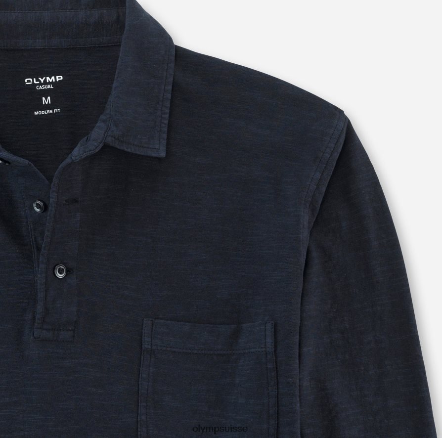 coupe moderne décontractée, polo, marine OLYMP vêtements VVP4DB2122