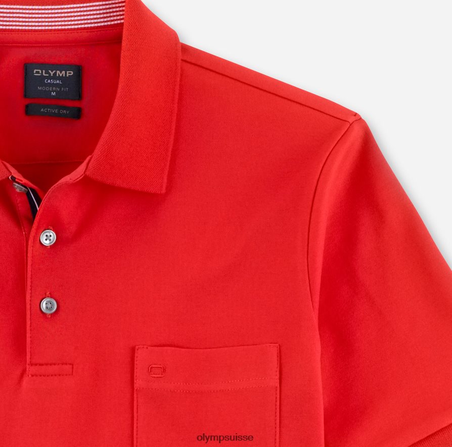 coupe moderne décontractée, polo, rouille OLYMP vêtements VVP4DB2147