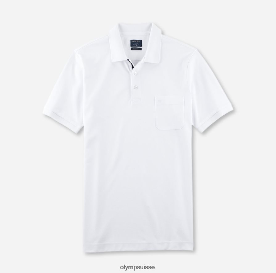 coupe moderne et décontractée, polo, blanc OLYMP vêtements VVP4DB2076