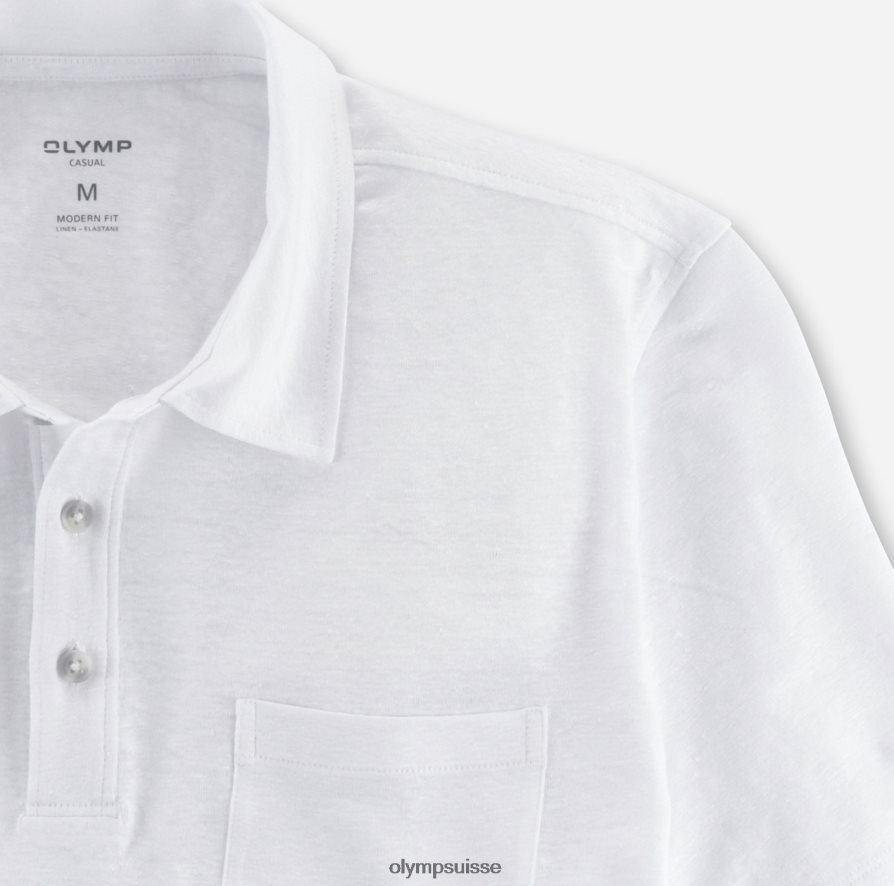 coupe moderne et décontractée, polo, blanc cassé OLYMP vêtements VVP4DB2130