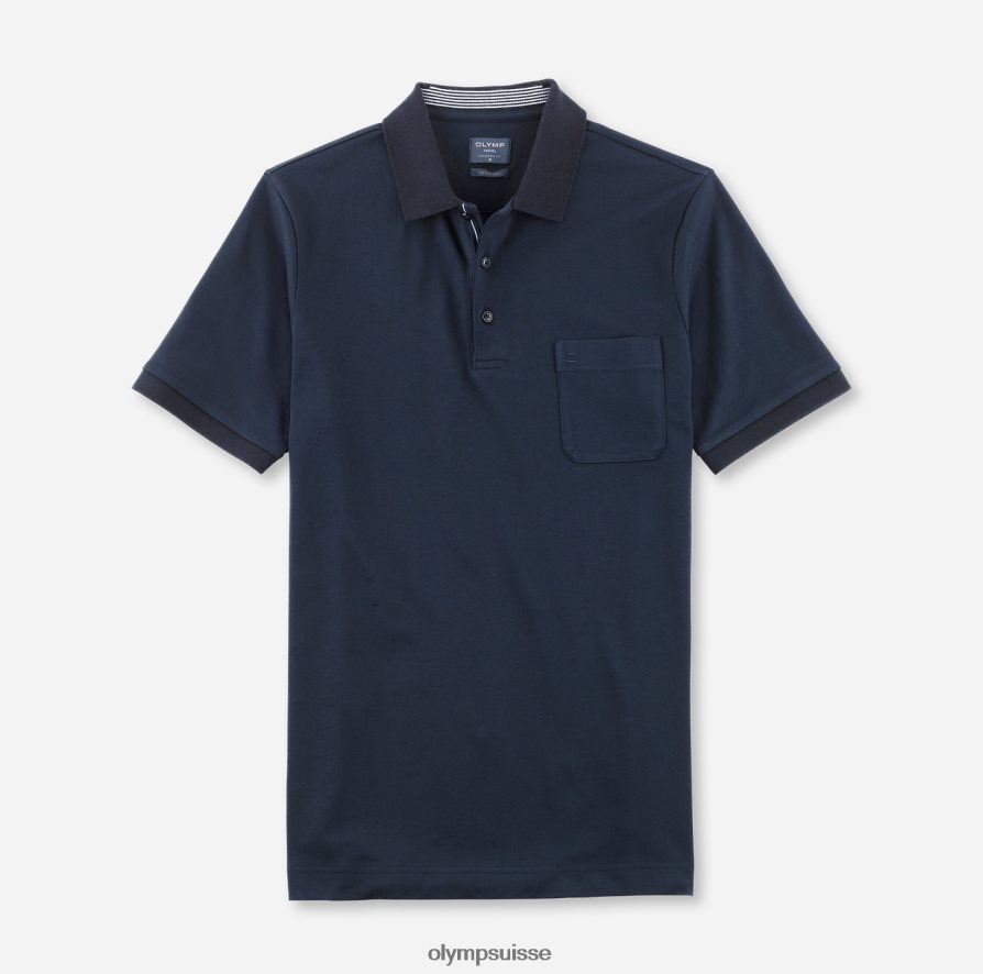 coupe moderne et décontractée, polo, bleu nuit OLYMP vêtements VVP4DB2070