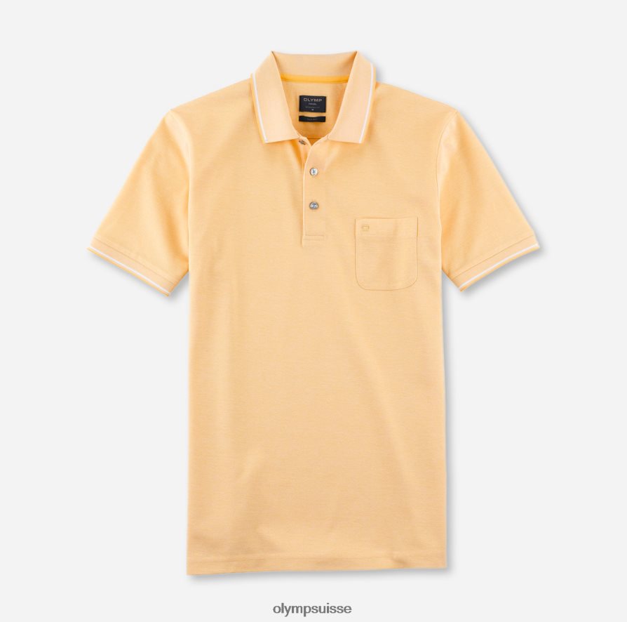 coupe moderne et décontractée, polo, jaune OLYMP vêtements VVP4DB2179