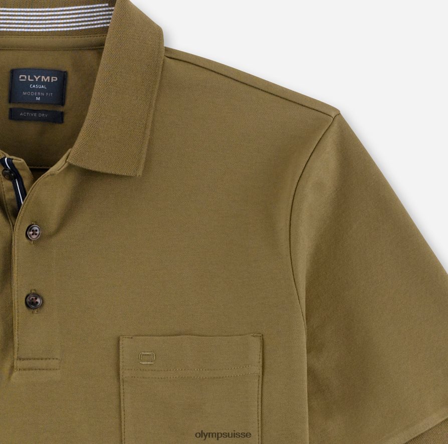 coupe moderne et décontractée, polo, kaki OLYMP vêtements VVP4DB2090