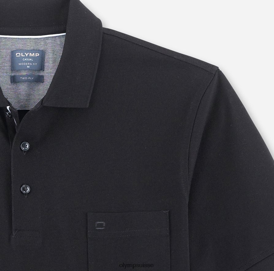 coupe moderne et décontractée, polo, noir OLYMP vêtements VVP4DB2067