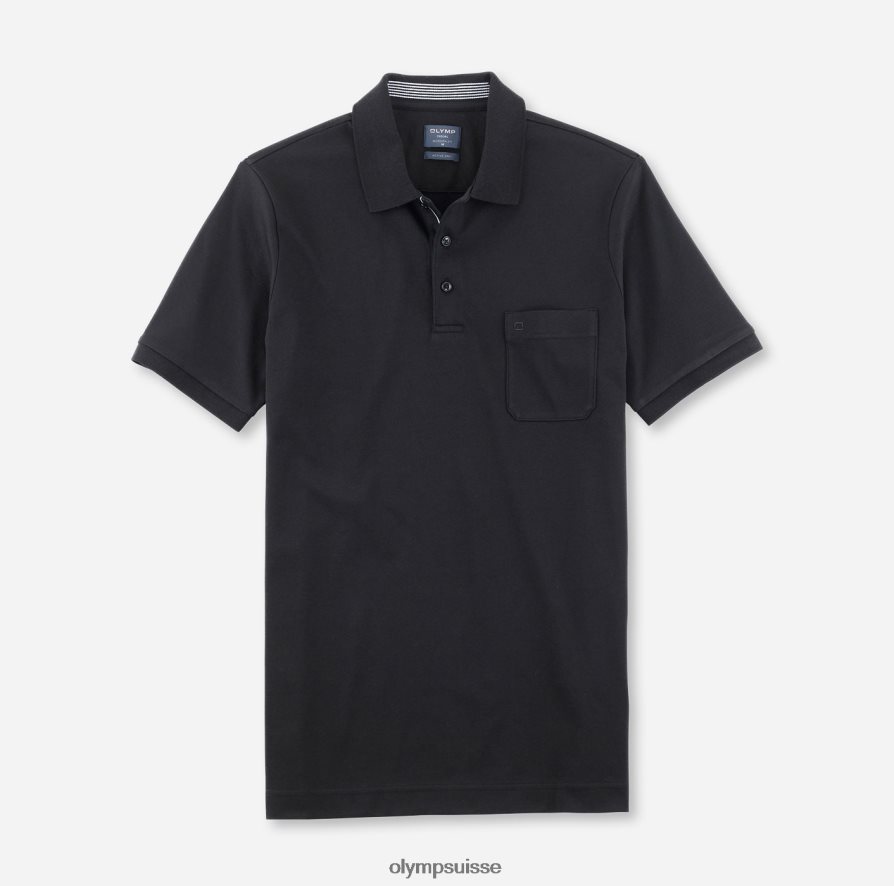 coupe moderne et décontractée, polo, noir OLYMP vêtements VVP4DB2074