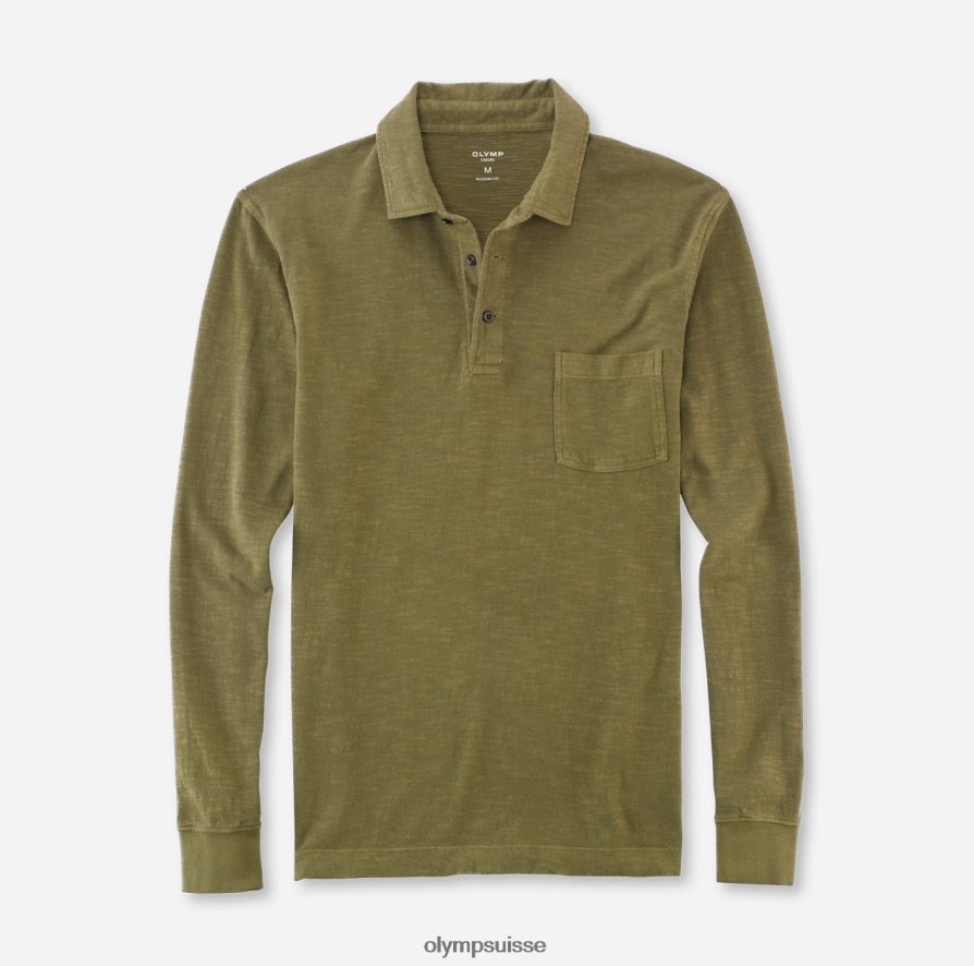 coupe moderne et décontractée, polo, olive OLYMP vêtements VVP4DB2137