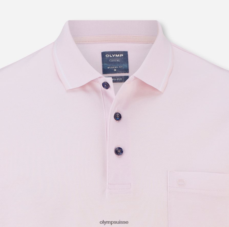 coupe moderne et décontractée, polo, rose clair OLYMP vêtements VVP4DB2181