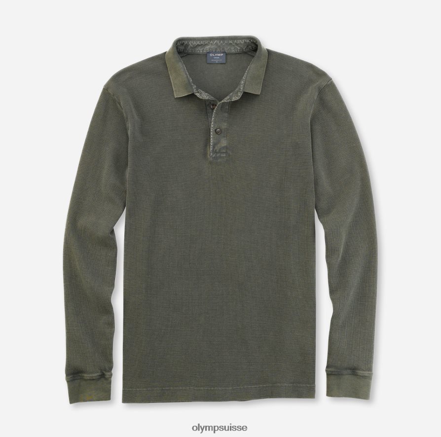 coupe moderne et décontractée, polo, vert foncé OLYMP vêtements VVP4DB2183