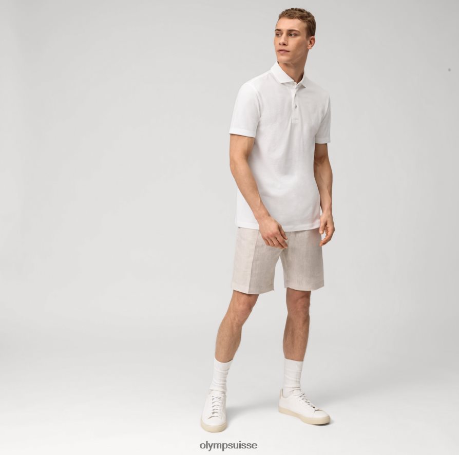 niveau cinq body fit décontracté, polo, blanc OLYMP vêtements VVP4DB2092