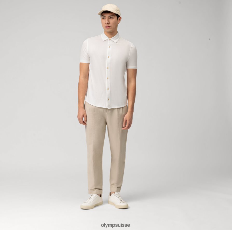 niveau cinq body fit décontracté, polo, blanc OLYMP vêtements VVP4DB2094