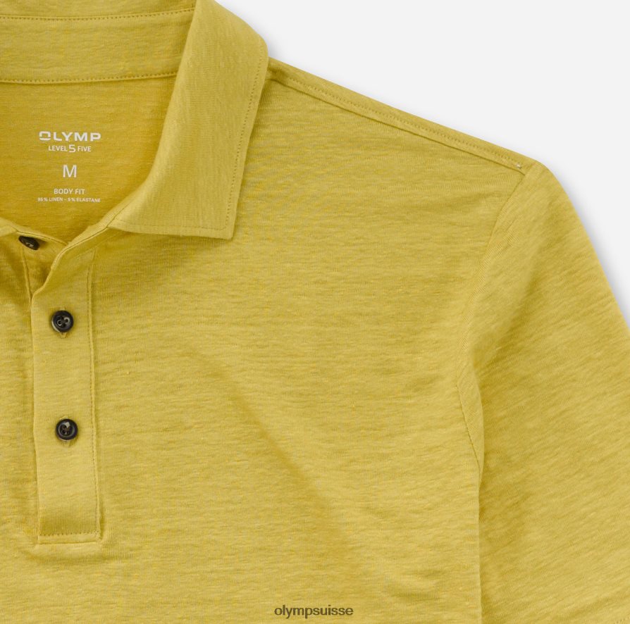 niveau cinq, coupe corporelle décontractée, polo, laiton OLYMP vêtements VVP4DB2180
