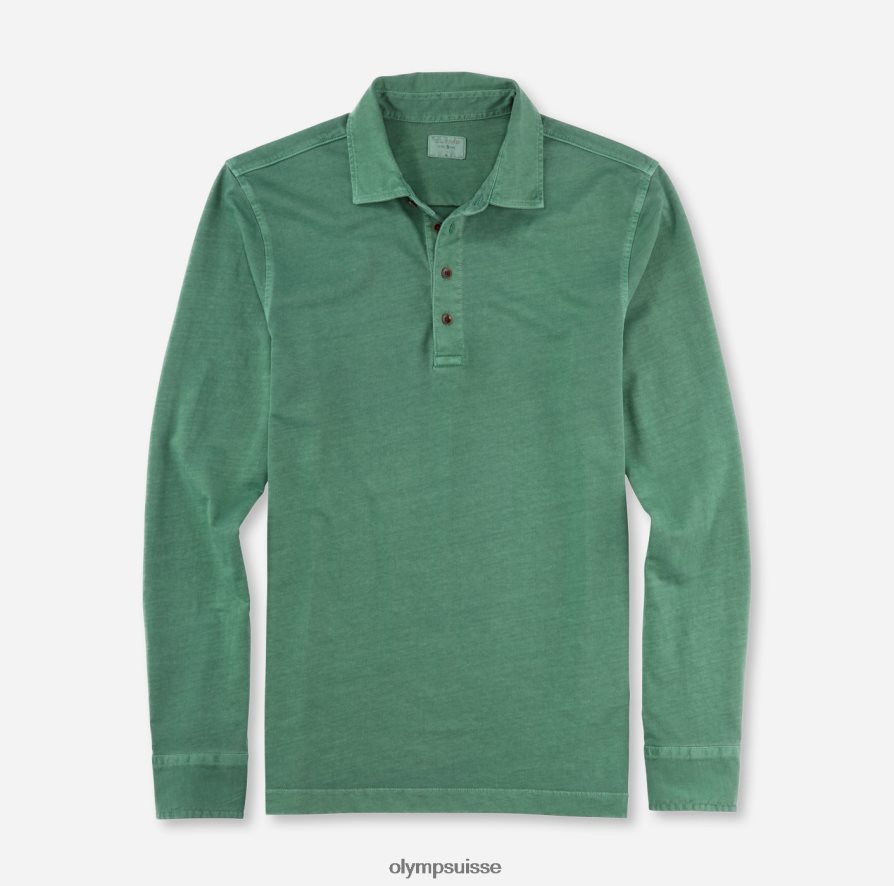 niveau cinq, coupe corporelle décontractée, polo, vert OLYMP vêtements VVP4DB2111