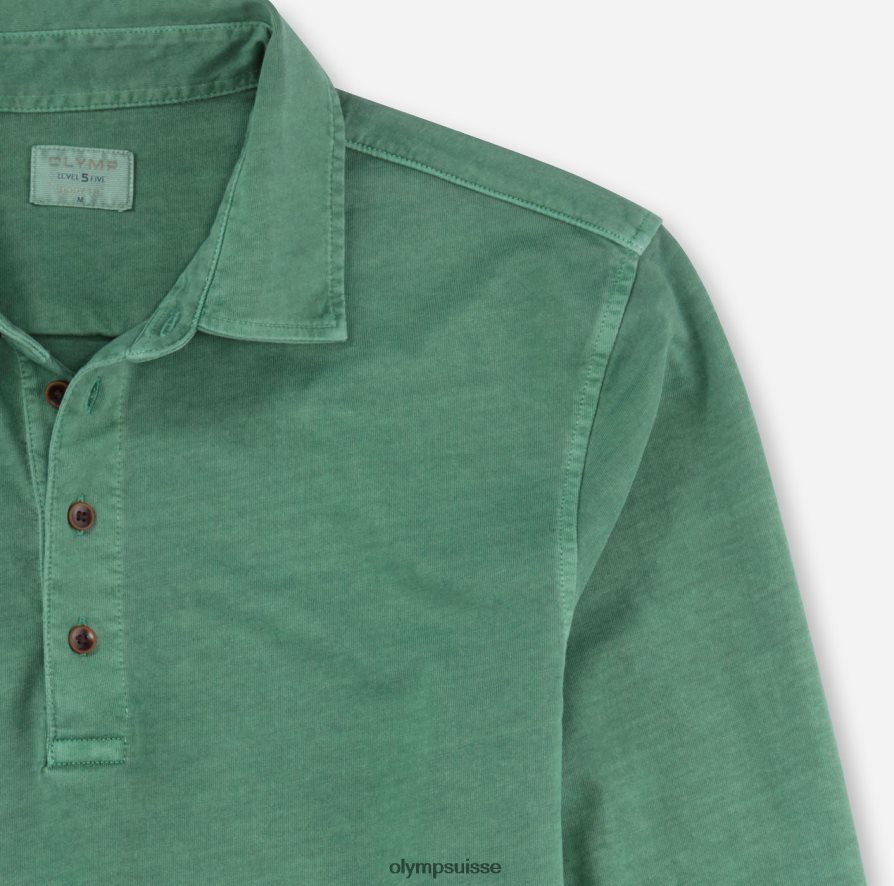 niveau cinq, coupe corporelle décontractée, polo, vert OLYMP vêtements VVP4DB2111