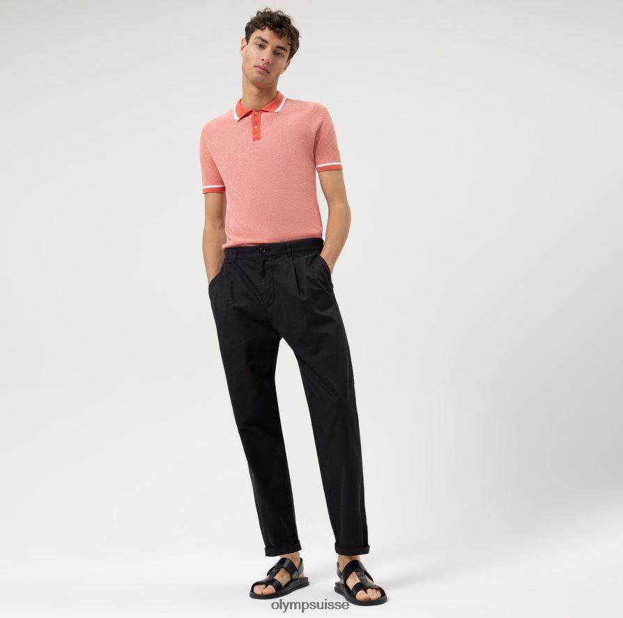 niveau cinq tricots body fit, polo, rouge OLYMP vêtements VVP4DB2103