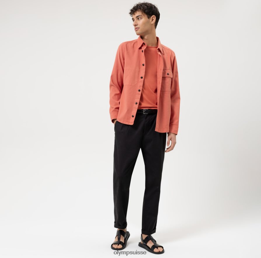 surchemise décontractée intelligente de niveau cinq, chemise décontractée, sienne OLYMP vêtements VVP4DB1967