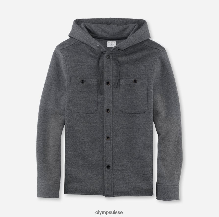 surchemise sweat niveau cinq, anthracite OLYMP vêtements VVP4DB1984