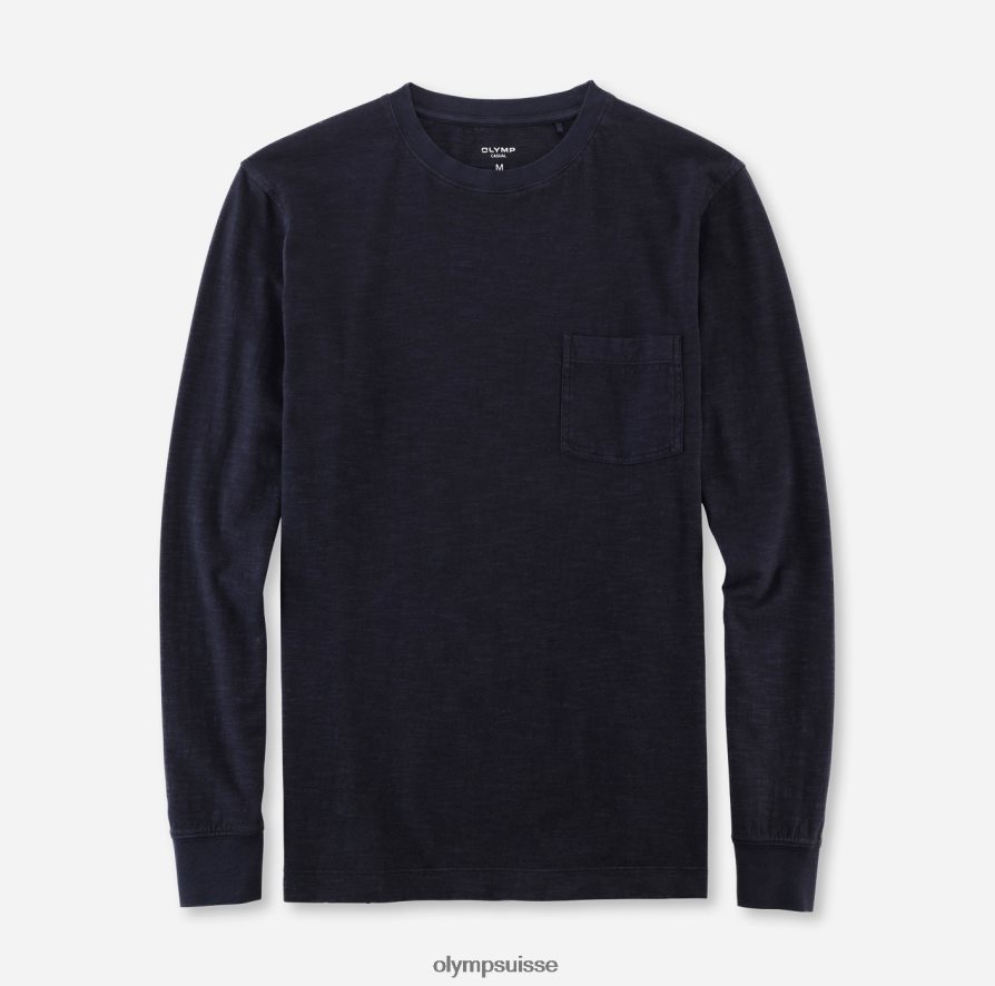 coupe moderne décontractée, t-shirt, marine OLYMP vêtements VVP4DB2010