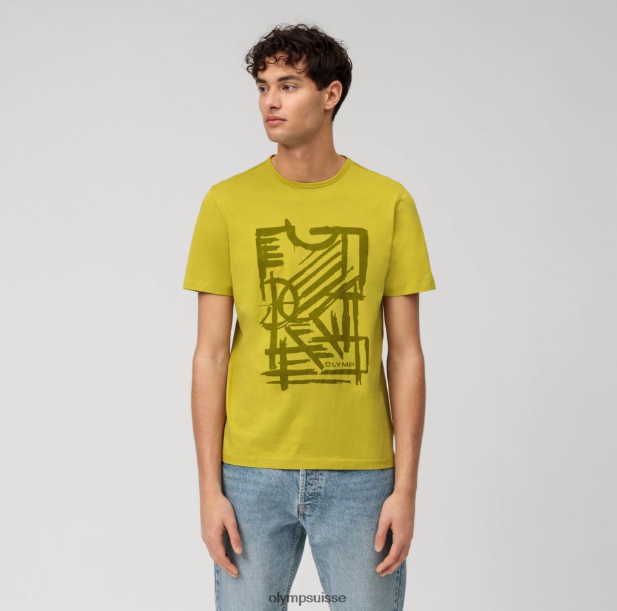 coupe moderne et décontractée, t-shirt, citron vert OLYMP vêtements VVP4DB2025