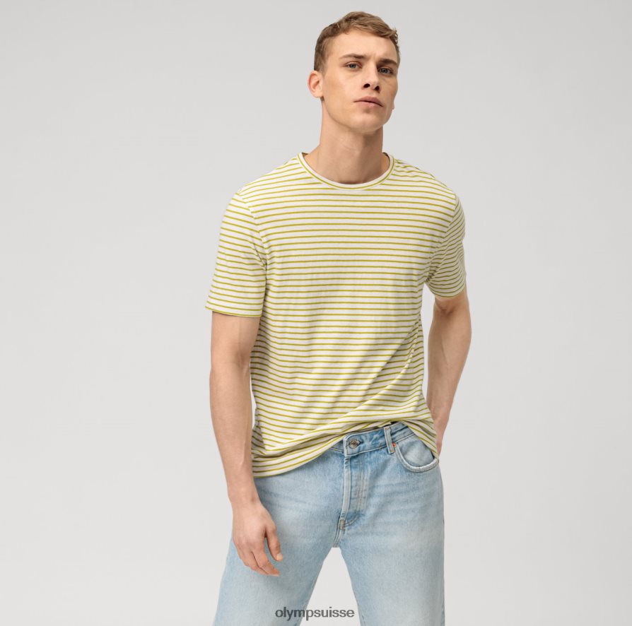 coupe moderne et décontractée, t-shirt, citron vert OLYMP vêtements VVP4DB2027