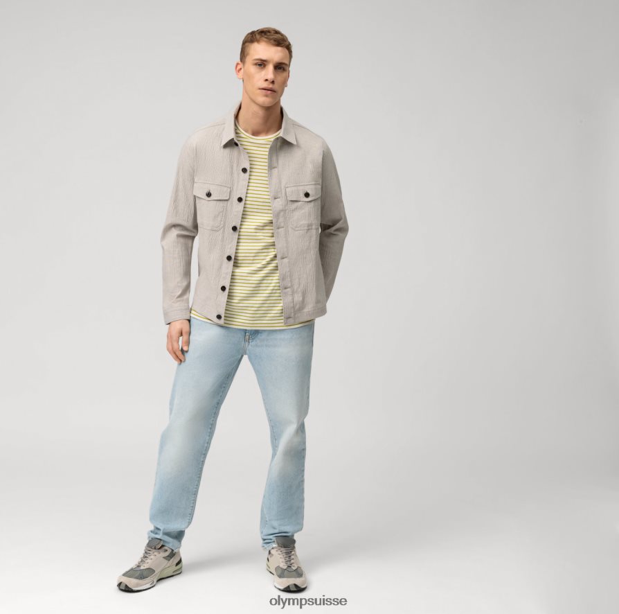 coupe moderne et décontractée, t-shirt, citron vert OLYMP vêtements VVP4DB2027