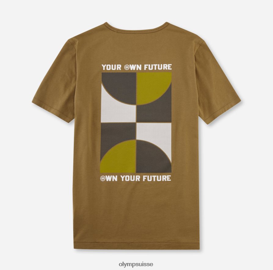 coupe moderne et décontractée, t-shirt, kaki OLYMP vêtements VVP4DB2001