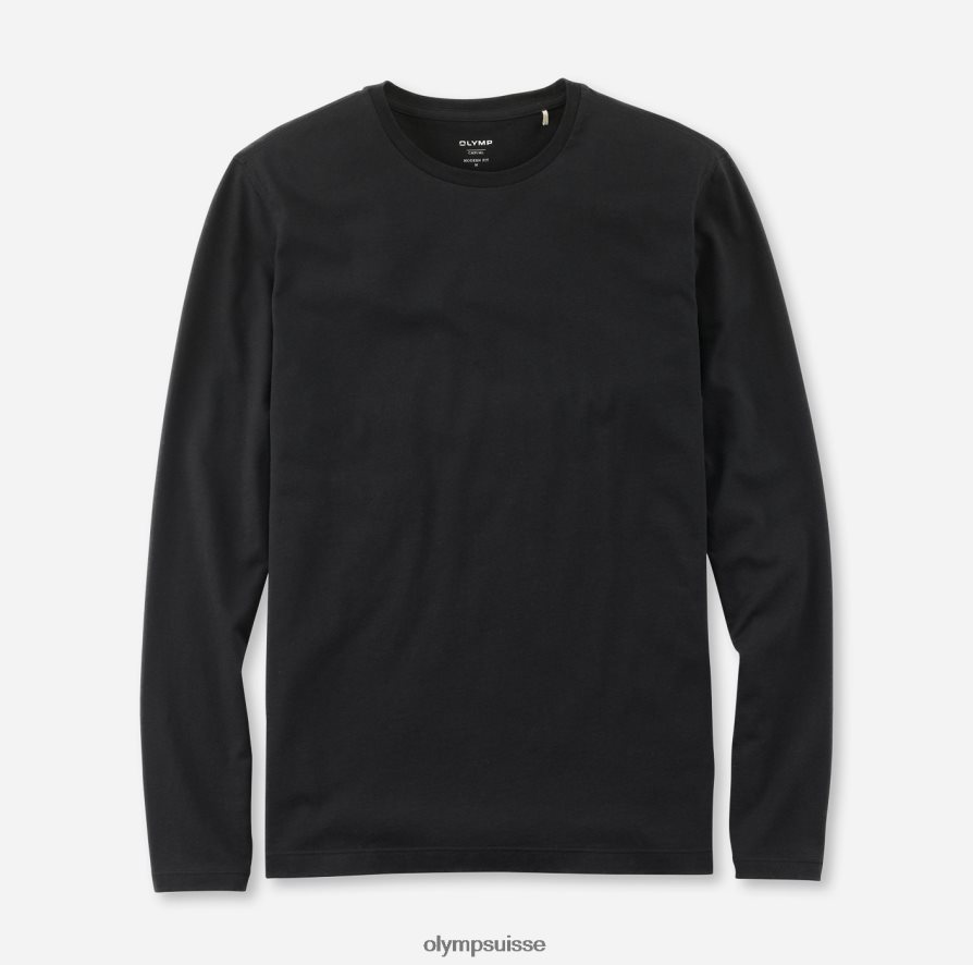 coupe moderne et décontractée, t-shirt, noir OLYMP vêtements VVP4DB2066