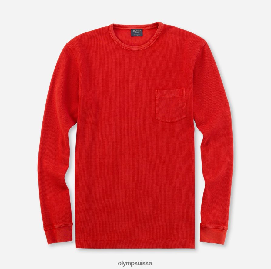 coupe moderne et décontractée, t-shirt, rouge OLYMP vêtements VVP4DB2064