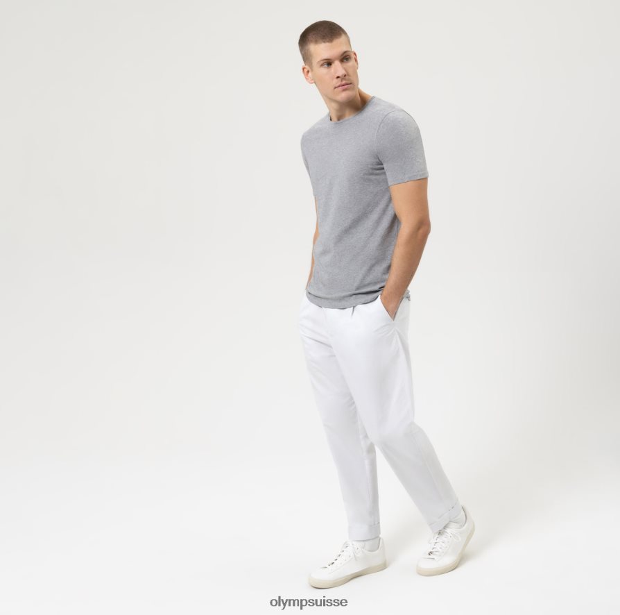 niveau cinq, body fit décontracté, t-shirt, gris argenté OLYMP vêtements VVP4DB2030