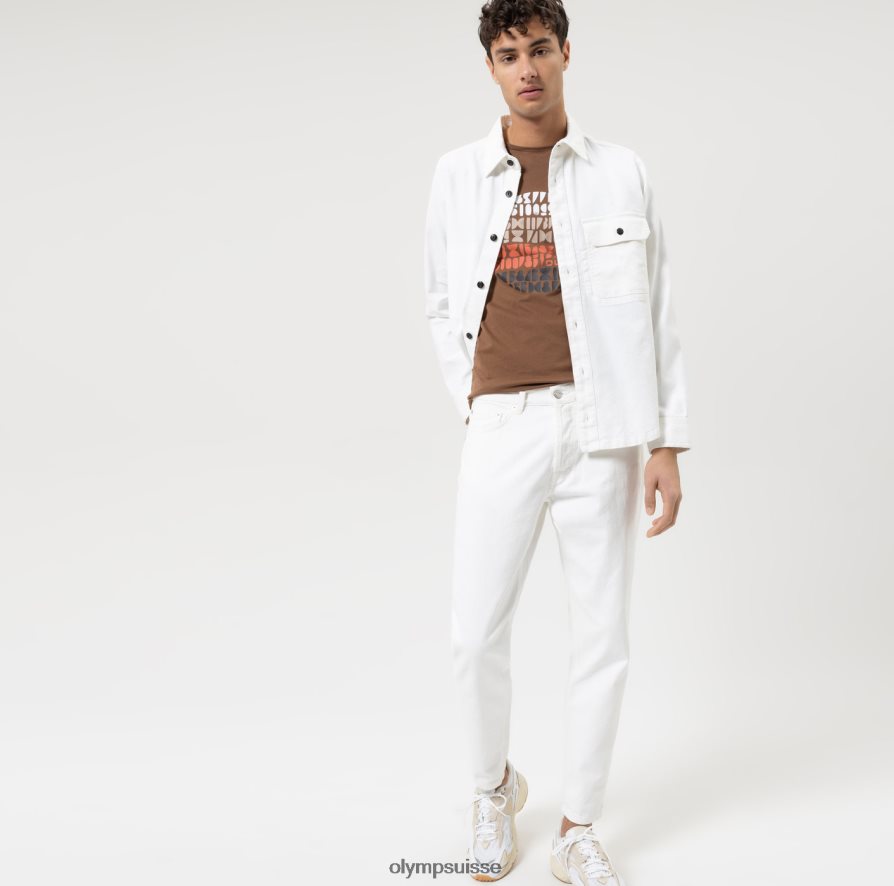 niveau cinq, body fit décontracté, t-shirt, marron OLYMP vêtements VVP4DB1999