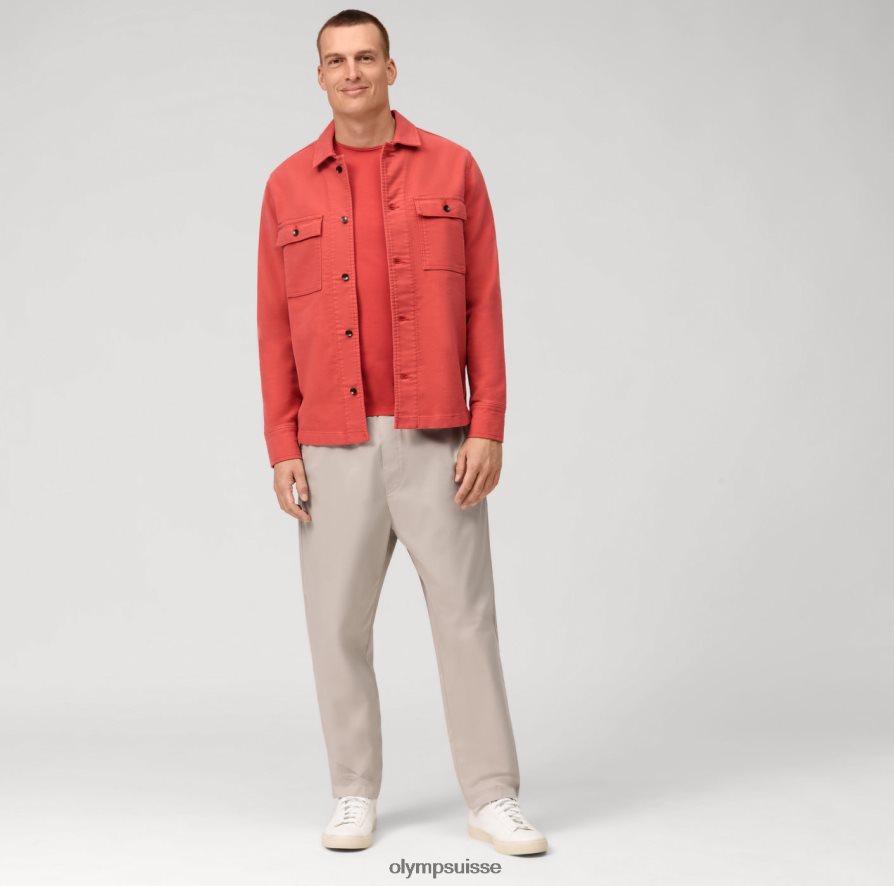 niveau cinq, body fit décontracté, t-shirt, rouge OLYMP vêtements VVP4DB2040