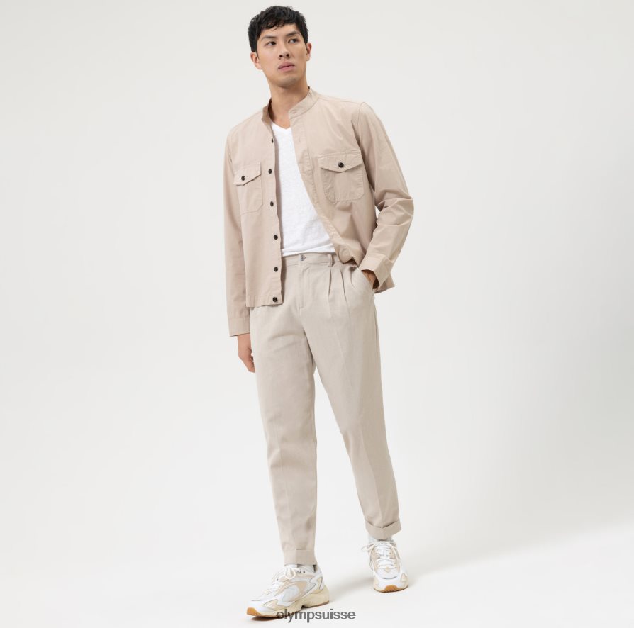 niveau cinq, coupe corporelle décontractée, t-shirt, blanc cassé OLYMP vêtements VVP4DB1988