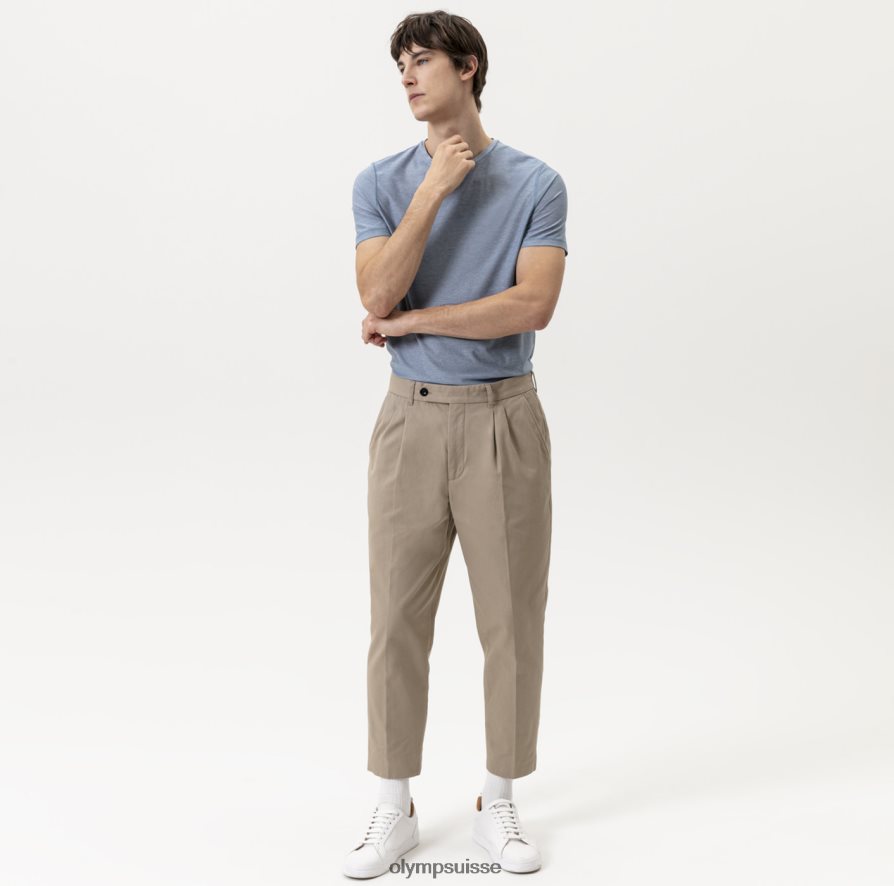 niveau cinq, coupe corporelle décontractée, t-shirt, bleu OLYMP vêtements VVP4DB2014