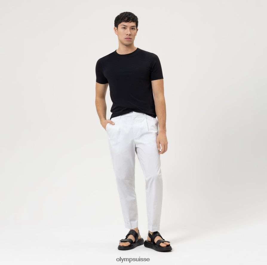 niveau cinq, coupe corporelle décontractée, t-shirt, noir OLYMP vêtements VVP4DB2044