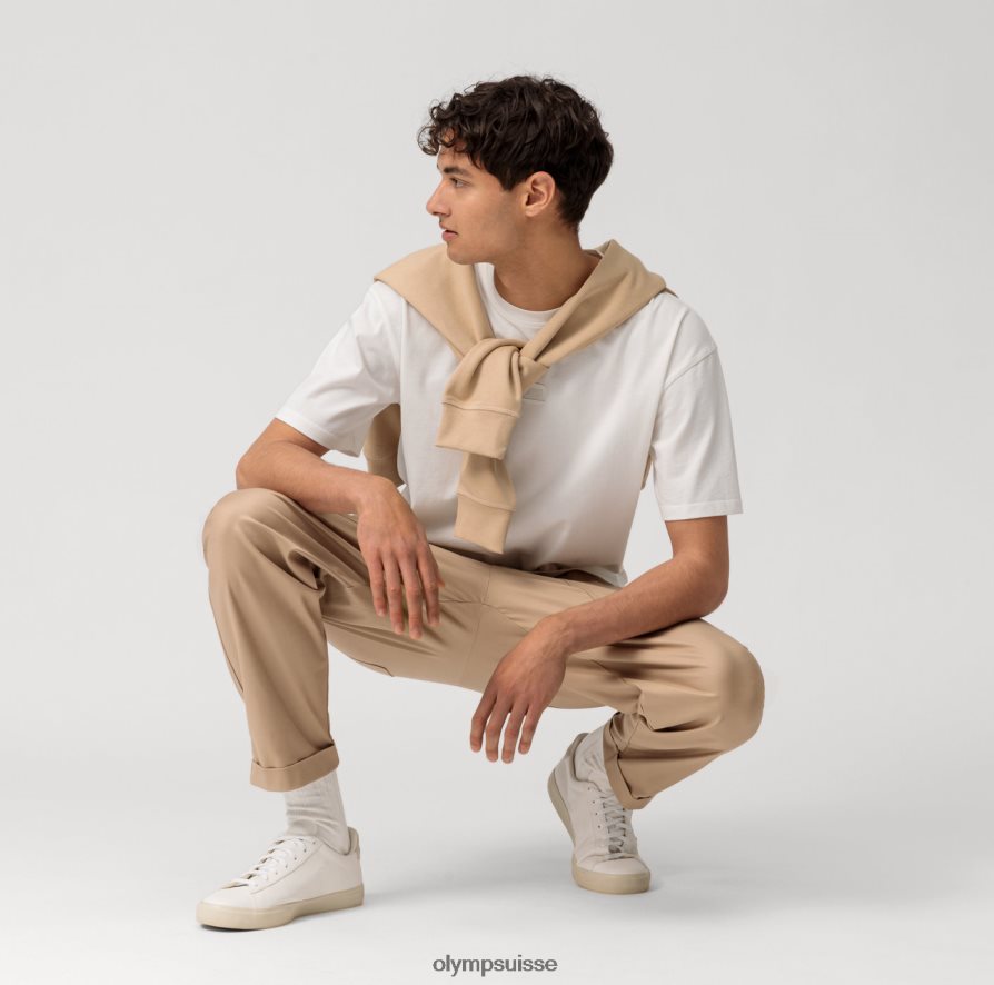 t-shirt décontracté, blanc cassé OLYMP vêtements VVP4DB2046