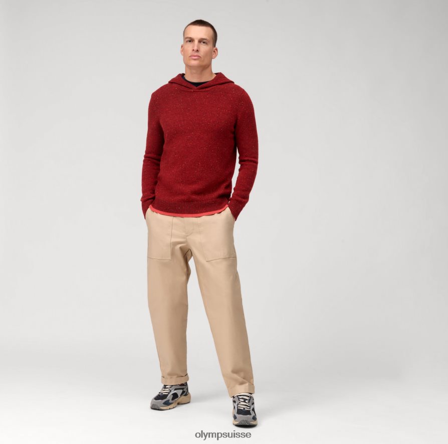 sweat-shirt en tricot décontracté, bordeaux OLYMP vêtements VVP4DB1912