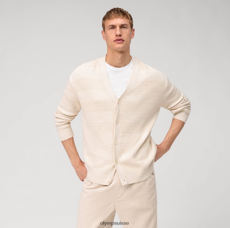 cardigan en tricot décontracté, blanc cassé OLYMP vêtements VVP4DB1931