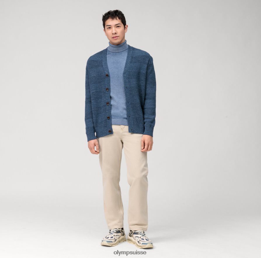 cardigan en tricot décontracté, bleu fumée OLYMP vêtements VVP4DB1934