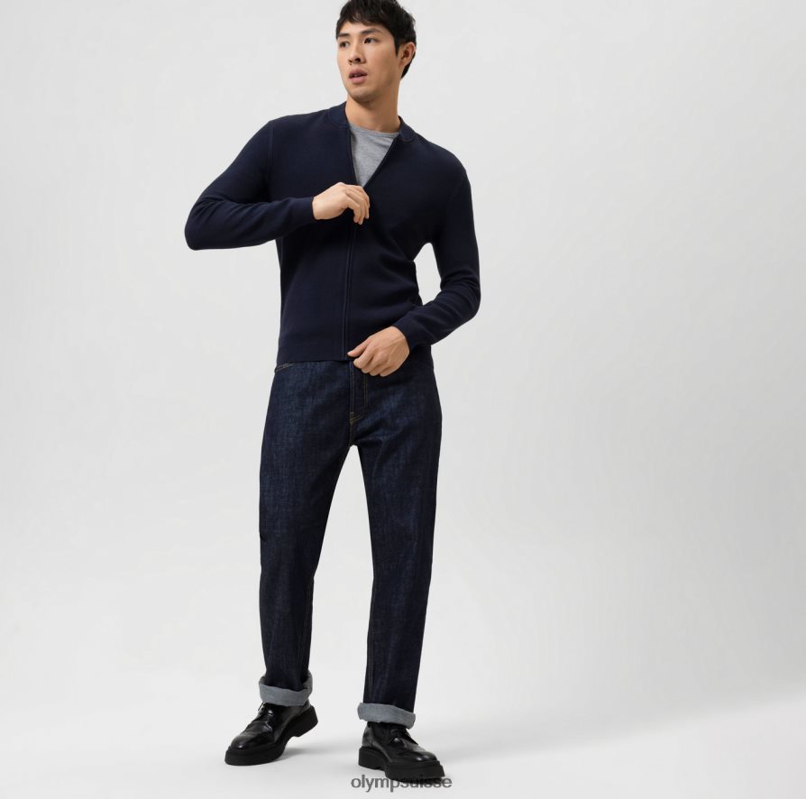 niveau cinq tricots body fit, cardigan, marine OLYMP vêtements VVP4DB1942