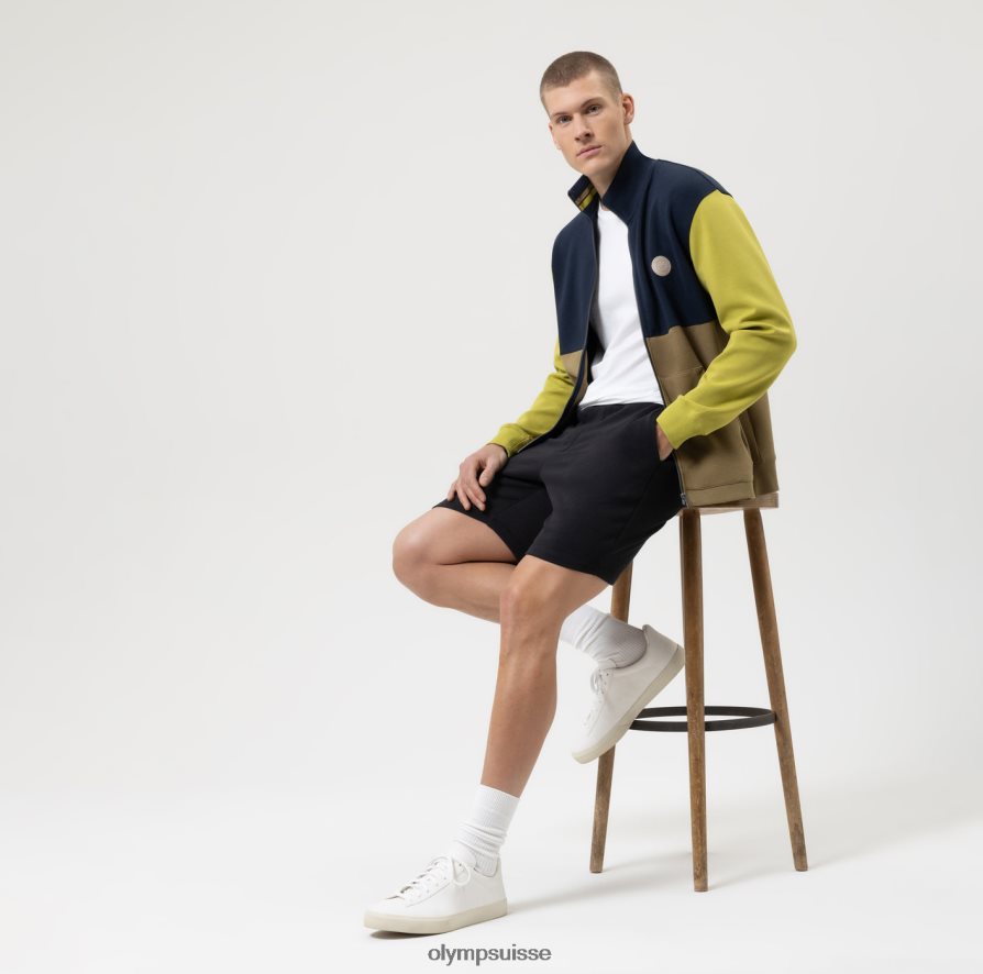 sweat coupe moderne, veste sweat, bleu nuit OLYMP vêtements VVP4DB1930